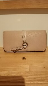 CHLOE クロエ ピンクレザー 長財布 