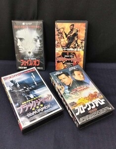 1円～★VHS ビデオテープ ジョン・ウー監督作品 4本セット [ソルジャードッグス][ブロークンアロー][ブラックジャック][フェイス オフ]60