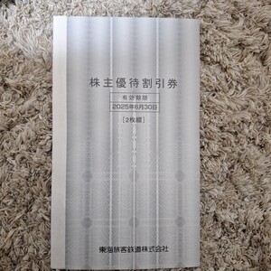 JR東海 東海旅客鉄道株式会社 株主優待券 有効期限2025年6月30日まで 2枚綴り　新品未使用