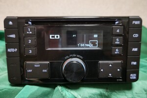 即決！トヨタ純正　CP-W66 CD/USB/ラジオ対応　200ｍｍワイドパネル　10P6P電源カプラー　ラジオアンテナカプラータイプ　送料無料！