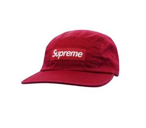 新品未開封品 SUPREME Washed Chino Twill Camp Cap Red 24SS 赤 キャンプキャップ