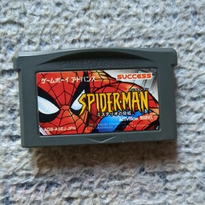 ゲームソフト　ゲームボーイアドバンス　スパイダーマン　ミステリオの脅威　MARVEL　SUCCESS　SPIDER　MAN　GBA