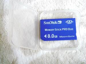 SanDisk メモリースティック8GB MEMORY STICK PRO DUO 認識確認済み 