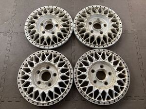 希少 フラットバック 16inch BBS RS137 2枚 RS225 2枚 pcd 5×114.3 TOYOTA用 ハブ径 60mm faces for sale