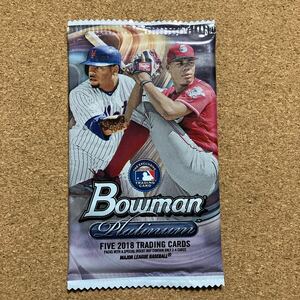 ★レア1点のみ★Topps 2018 Bowman platinum pack 1パック 大谷翔平 ルーキー RC Auto 直筆サイン　プラチナ　MLB