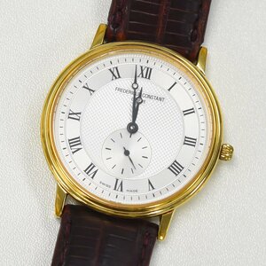 1円 可動品 腕時計 フレデリック・コンスタント FREDERIQUE CONSTANT クラシック FC235X3S5/3S6 クォーツ メンズ 同梱不可