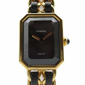 シャネル プルミエールL ブランドオフ CHANEL GP（ゴールドメッキ） 腕時計 GP/革 中古 レディース