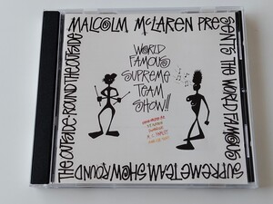 【SONOPRESS/EU Ori盤】MALCOLM McLAREN The World Famous Supreme Team Show/ Round The Outside! VIRGIN CDV2646 マルコム・マクラーレン