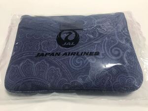 新品　JAL BUSINESS CLASS ビジネスクラス アメニティ ポーチ ETRO 国際線 トラベル セット ネイビー　エトロ　日本航空 ①