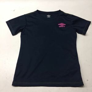 送料無料★美品★umbro アンブロ★半袖Tシャツ トップス★レディースSサイズ★ネイビーピンク#21019sj65