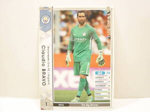 WCCF 2017-2018 EXTRA 白 クラウディオ・ブラーボ　Claudio Bravo 1983 chile　Manchester City FC 17-18 Extra Card