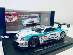 【送料無料】1/43 EBBRO ペトロナス トムス　SC430 #36 脇阪寿一-A.ロッテラー SuperGT500 2009 Champion