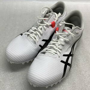 ◇ Asics HEATSPRINT 13 スパイク シューズ [ 1093A199 ] ホワイト系 27cm 陸上 スポーツ 【現状お渡し/使用感あり】 / 中古(S240619_1)