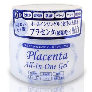 オールインワン ゲル ジェル 280g 大容量 日本製 スキンケア 6役 送料無料- 60N◇ オールインワンゲル:プラセンタ