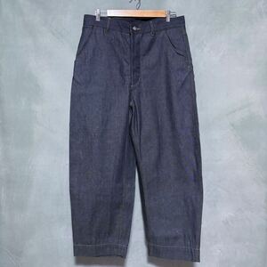 Vivienne Westwood MAN ヴィヴィアンウエストウッド リジッド プリーツポケット ワイド デニムパンツ size.48(L) インディゴ 219017 3311