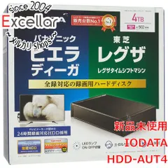 [bn:7] 【新品訳あり(箱きず・やぶれ)】 I-O DATA　USB 3.2 Gen 1(USB 3.0)対応 録画用ハードディスク HDD-AUT4