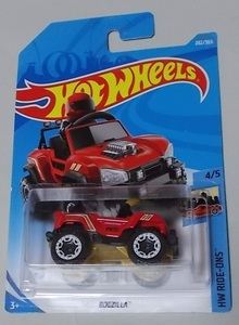 ホットウィール【ボグジラ.赤】Hot Wheels/BOGZILLA/Ride-Ons/レゴ.ミニフィグ.プラキッズ/4WD.バギー？.ミニカー/未開封