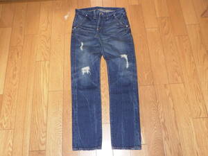 SOPHNET ソフネット SOPHNET. X-146 HARD DAMAGED SLIM-STRAIGHTこ DENIM PANT SOPH-120101 色インディゴ(紺) サイズS 清永博文 美中古