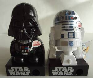 Star Wars Darth Vader and R2D2 Candy Dispensers - スターウォーズ ダース・ベイダー R2-D2 キャンディディスペンサー キャンディ付き