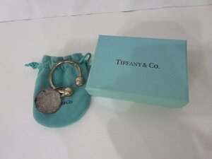 Tiffany & Co. ラウンド タグ スクリューボール キーリング リターン トゥ ティファニー [507773] 925 服飾品 ※変色あり /中古品 V23.0