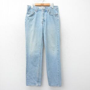 W33/古着 ギャップ GAP ジーンズ メンズ 90s コットン 紺 ネイビー デニム 24oct12 中古 ボトムス ジーパン Gパン ロング パンツ