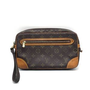 1円 LOUIS VUITTON ルイヴィトン モノグラム マルリードラゴンヌGM クラッチバッグ セカンドバッグ M51825