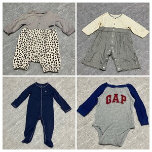 ラルフローレン・ギャップ・GAP・4点まとめ・ヘビー服・キッズ・子供服・カバーオール・ロンパース・レオパード・ニット・ストライプ