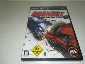 PS2 新品未開封 バーンアウト ドミネーター BURNOUT DOMINATOR