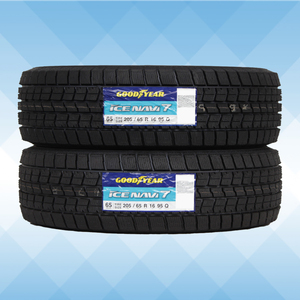 205/65R16 95Q スタッドレスタイヤ GOODYEAR グッドイヤー アイスナビ ICE NAVI7 24年製 正規品 送料無料 2本税込 \24,900より 1