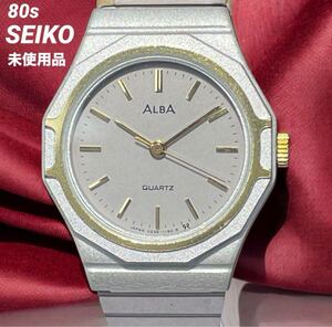 80s 未使用 セイコー アルバ ファッション 電池交換済 腕時計 ヴィンテージ SEIKO アンティーク 稼働品 メンズ