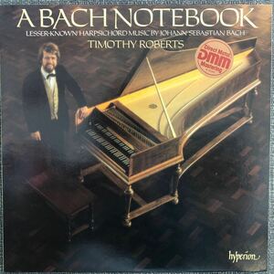 LP レコード　A BACH NOTEBOOK TIMOTHY ROBERTS A-66154 海外版　ピアノ　レトロ　ヴィンテージ