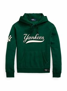 限定 Ralph Lauren Yankees MLB ラルフローレン ヤンキース フーディ パーカー 緑 L