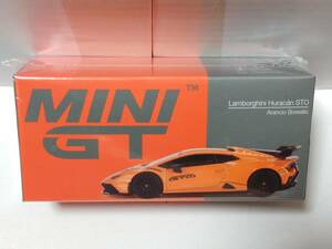 1/64 MINI GT ランボルギーニ ウラカン STO ボレアリスオレンジ 左ハンドル MGT00511