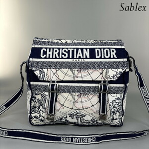 1円【新品未使用】Christian Dior ディオール オブリーク エンブロイダリー ディオールキャンプ カバン メッセンジャー ショルダーバッグ