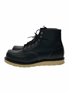 RED WING◆レースアップブーツ・6インチクラシックモックトゥ/29cm/BLK/レザー//