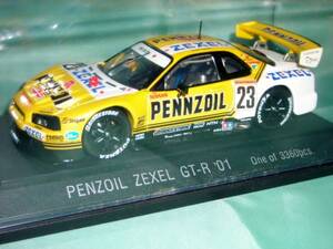 1/43　ＰＥＮＺＯＩＬ　ＺＥＸＥＬ　ＧＴ－Ｒ　ＪＧＴＣ２００１