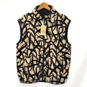 24AW【タグ付・新品・定価18,700円】GRAMICCI REVERSIBLE FLEECE VEST リバーシブルフリースベスト L TRIBAL TERRA G4FU-J016 グラミチ