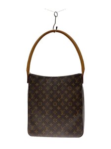 LOUIS VUITTON◆ルーピングGM_モノグラム・キャンバス_BRW/PVC/BRW