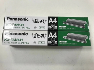 【未使用】 パナソニック Panasonic パーソナルファクス用 インクフィルム 2本セット KX-FAN141