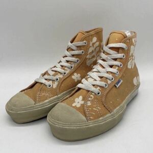 【4-1/2】80s 90s Vintage VANS PLIMSOLE HI HIBISCUS 80年代 90年代 ヴィンテージ バンズ プリムソール ハイカット ハイビスカス 1175