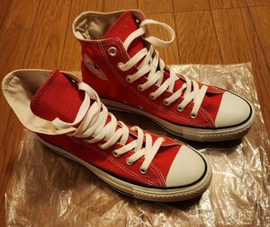 CONVERSE コンバース　スニーカー　 ALL STAR オールスター 赤 レッド ハイカット　未使用