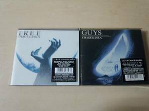 CHAGE&ASKAチャゲ＆アスカCD2枚セット★「TREE」「GUYS」初回盤