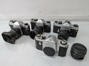 【1525B】カメラ　4点まとめて　アサヒ　ペンタックス　SPOTMATIC　SL　他　ASAHI　PENTAX