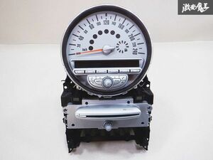 保証付 BMW MINI ミニ 純正 MF16S R56 クーパーS H19 2007年 スピードメーター 棚