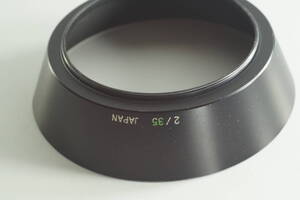 plnyeA002[並品 送料無料] OLYMPUS 2／35 オリンパス OM35mm F2用 メタルフード （55mm径）