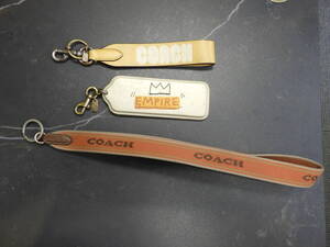 COACH コーチ レザー キーホルダー キーリング アクセサリー 等 まとめ ３点セット