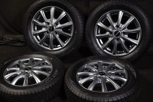 ★新品同様 155/65R13 KENDA KR36 スタッドレス 2021年製 4本SET ライフモコAZワゴンフレアワゴンREKミニカアルトラパンミラムーヴ