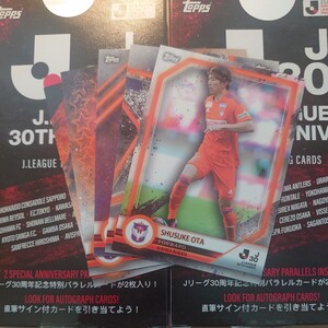 @即決 トップス Jリーグ30周年 レギュラーカードチーム販売 アルビレックス新潟 全5種 topps@