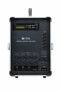 【中古】TOA 移動用PAアンプ30Wx2ch ダイバシティチューナーユニット(WTU-1820)2台内蔵 CD付 KZ-30A