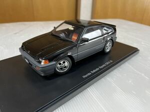 送料無料☆特価☆AUTOart オートアート 1/18 ホンダ HONDA BALLADE SPORTS CR-X Si (BLACK) 73261